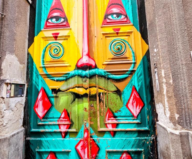 Jüdisches Viertel und Straßenkunst